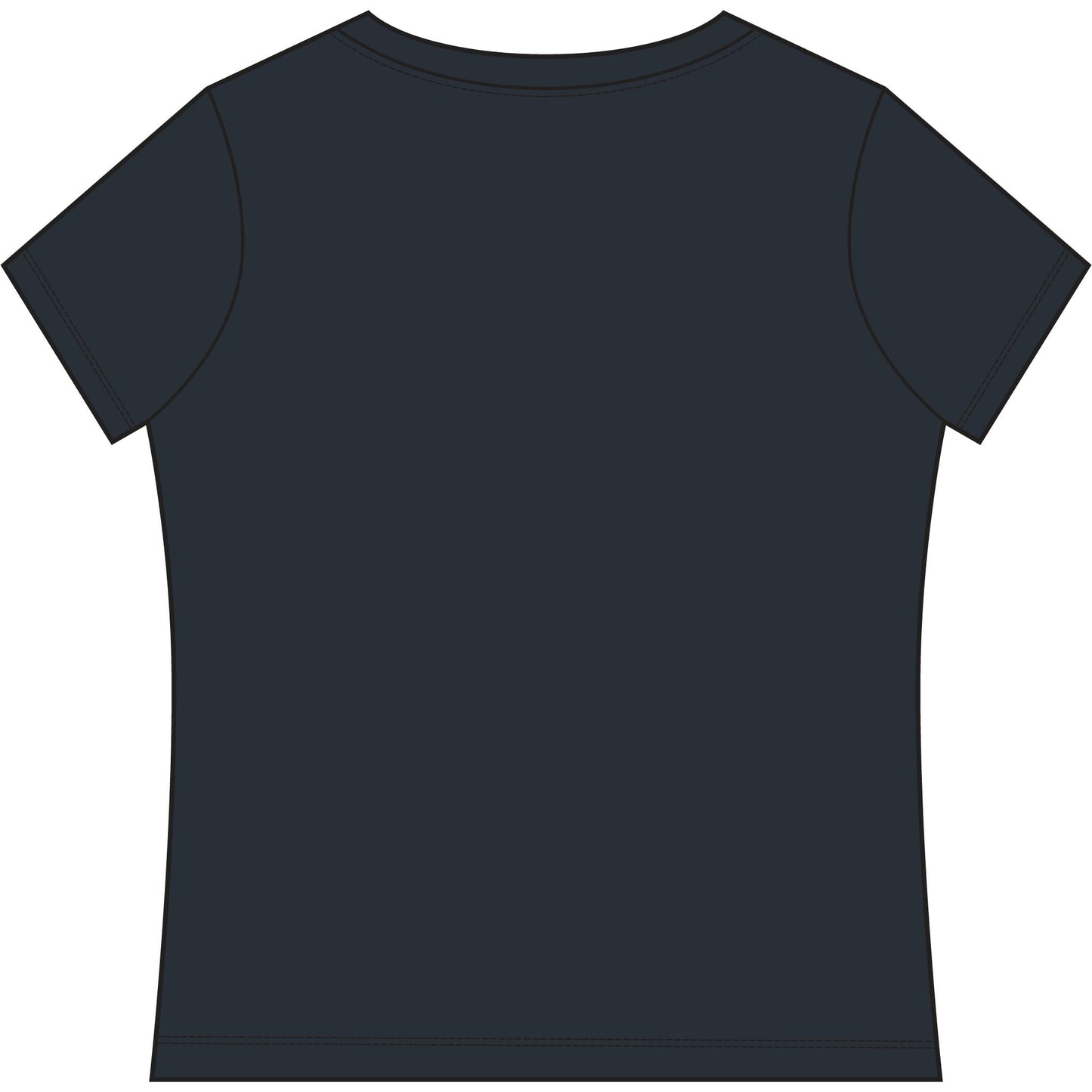 Overcomers Women's V-Neck Tee — Small Chest Logo Casual Top
