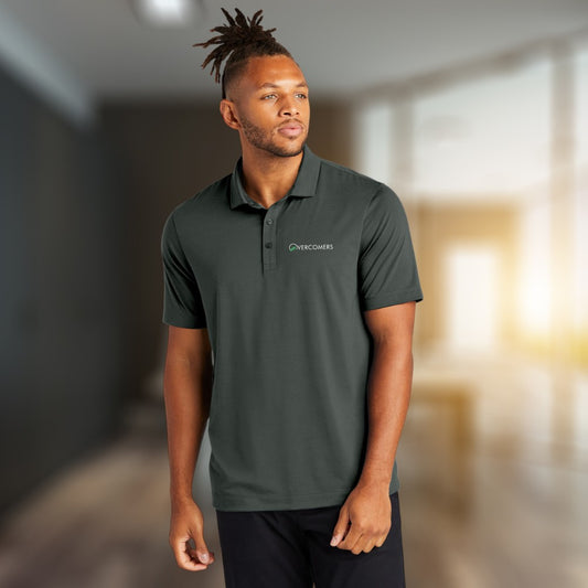 Overcomers' Swag, Stylish Men's Polo Shirt, Casual Wear, Office Attire, Gift for Him, Summer Fashion